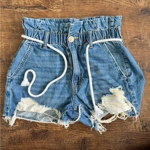 American Eagle Paper Bag Mom Shorts